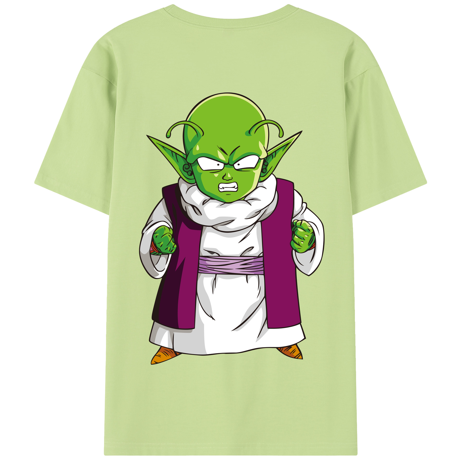 （画像用） ドラゴンボール ピッコロ DRAGON BALL Piccolo 綿100％半袖Tシャツ（背面プリント）
